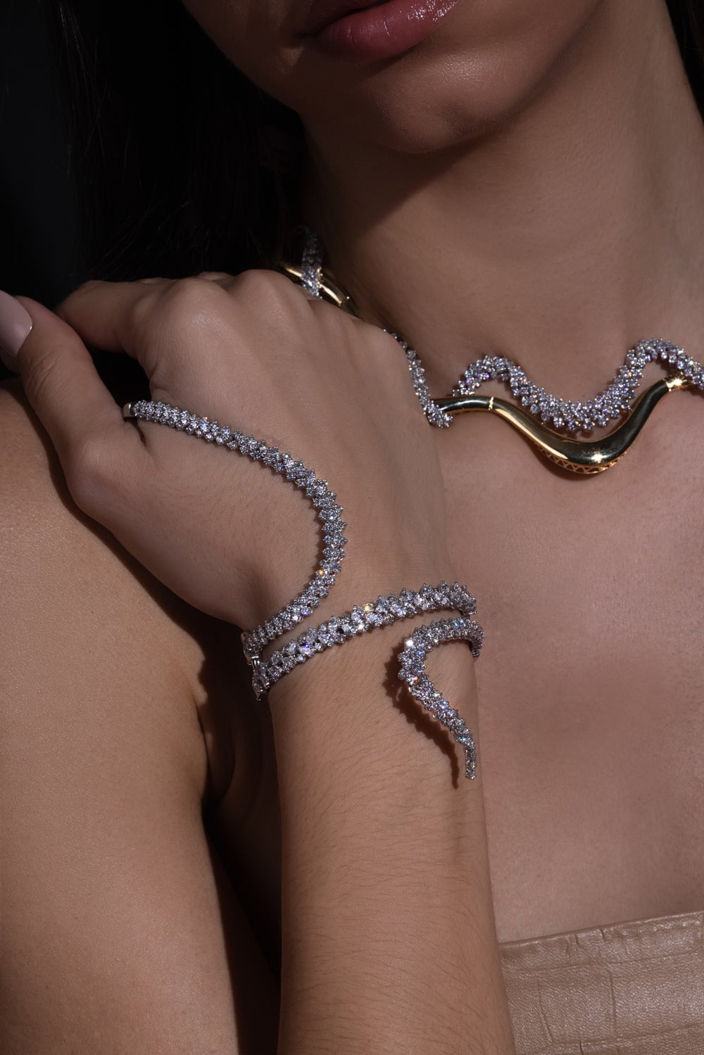 Snake Necklace Flexible Bendable Snake Bracelet Curved Snake Collar Choker  for Women Men, Copper, other: Buy Online at Best Price in UAE - Amazon.ae